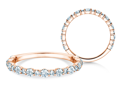 Bague de fiançailles Diamond Pulse en or rose