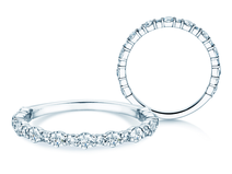 Bague de fiançailles Diamond Pulse en platine 950/- avec diamants 0,59ct G/SI