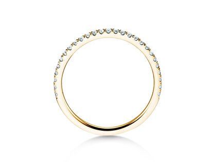 Bague de fiançailles Dusk en 9K or jaune avec diamants 0,25ct G/SI