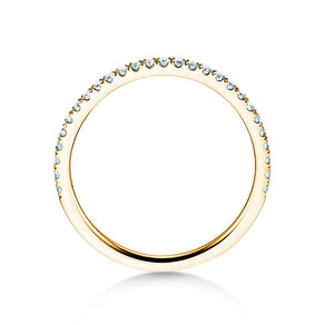 Bague de fiançailles Dusk en 9K or jaune avec diamants 0,25ct G/SI