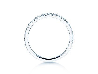 Bague de fiançailles Dusk en 9K or blanc avec diamants 0,25ct G/SI