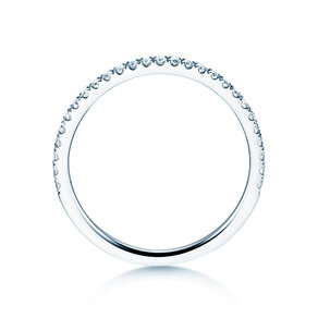 Bague de fiançailles Dusk en 9K or blanc avec diamants 0,25ct G/SI