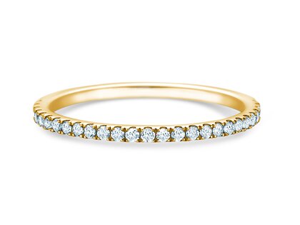 Bague de fiançailles Dusk en 9K or jaune avec diamants 0,25ct G/SI
