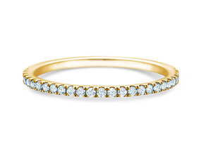 Bague de fiançailles Dusk en 9K or jaune avec diamants 0,25ct G/SI