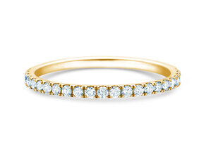 Bague de fiançailles Dusk dans 14K or jaune avec diamants 0,35ct G/SI