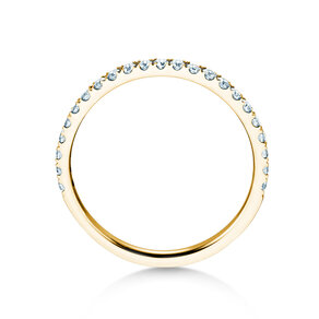 Bague de fiançailles Dusk dans 14K or jaune avec diamants 0,35ct G/SI