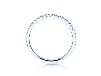 Bague de fiançailles Dusk dans 14K or blanc avec diamants 0,35ct G/SI