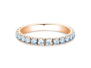 Bague de fiançailles Dusk en 9K or rose avec diamants 0,96ct G/SI