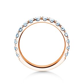 Bague de fiançailles Dusk en 9K or rose avec diamants 0,96ct G/SI