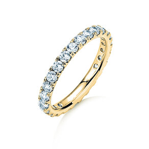 Bague de fiançailles Dusk en 18K or jaune avec diamants 1,17ct G/SI