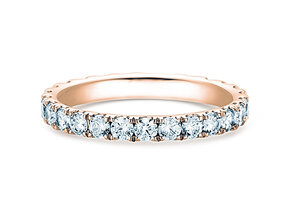 Bague de fiançailles Dusk en 9K or rose avec diamants 1,17ct G/SI