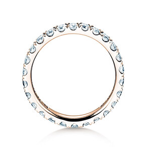 Bague de fiançailles Dusk en 9K or rose avec diamants 1,17ct G/SI