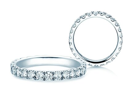 Bague de fiançailles Dusk dans or blanc