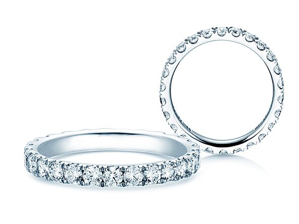 Bague de fiançailles Dusk en 9K or blanc