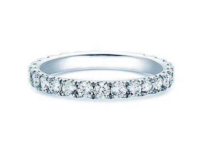 Bague de fiançailles Dusk en 9K or blanc