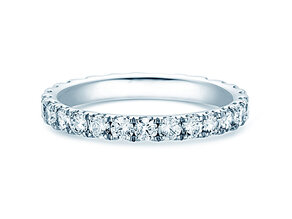 Bague de fiançailles Dusk en 9K or blanc