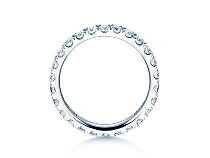 Bague de fiançailles Dusk en 9K or blanc