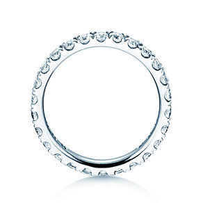 Bague de fiançailles Dusk en 9K or blanc