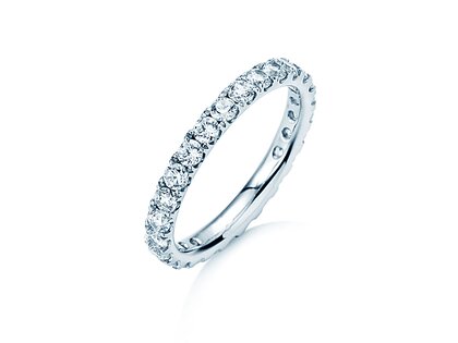 Bague de fiançailles Dusk en 9K or blanc