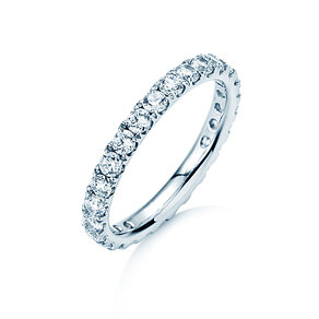 Bague de fiançailles Dusk en 9K or blanc