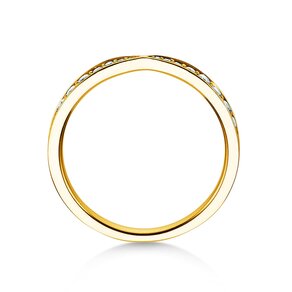 Bague de fiançailles V-Eternity en 14K or jaune avec diamants 0,30ct G/SI
