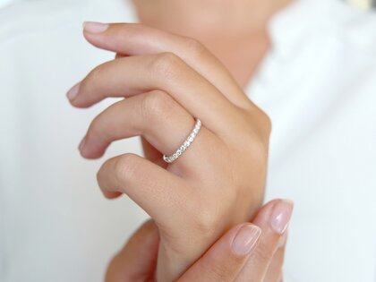 Bague de fiançailles Wave
