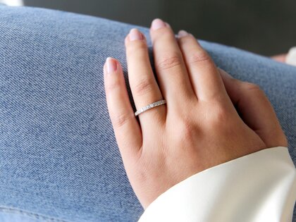 Bague de fiançailles Wave