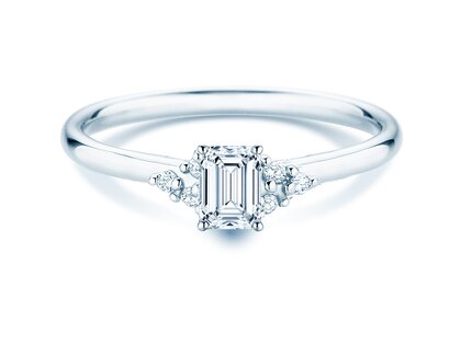 Bague de fiançailles Blossom Emerald