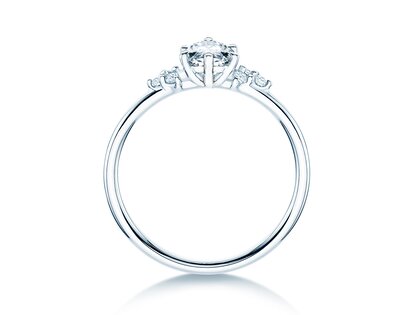 Bague de fiançailles Blossom Marquise