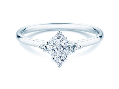 Bague de fiançailles Blossom Marquise