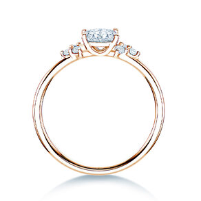 Bague de fiançailles Blossom Oval en or rose