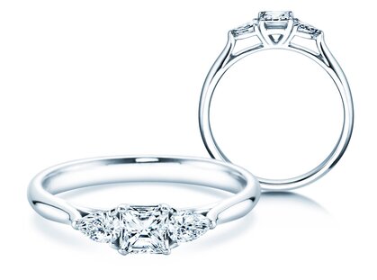 Bague de fiançailles Vivid Asscher