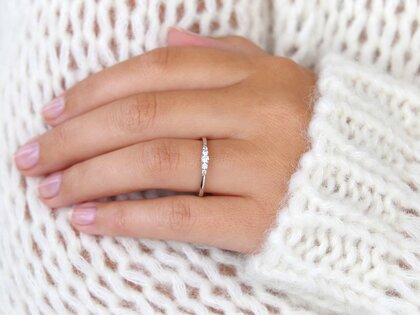 Bague de fiançailles 5 Diamonds