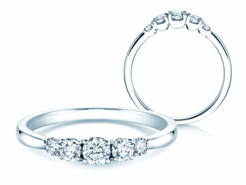 Bague de fiançailles 5 Diamonds