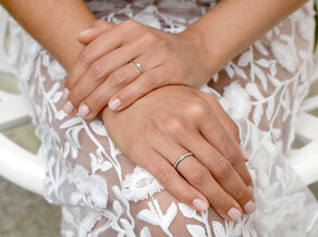 Bague de fiançailles Vivid Petite Diamond en 14K or blanc avec diamants 0,20ct G/SI