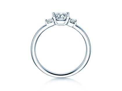 Bague de fiançailles Vivid Petite Diamond en 18K or blanc avec diamants 0,60ct G/SI