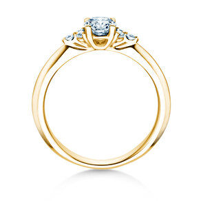 Bague de fiançailles Vivid Diamond en or jaune