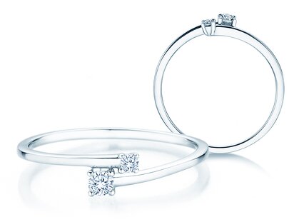 Bague de fiançailles You & Me Modern
