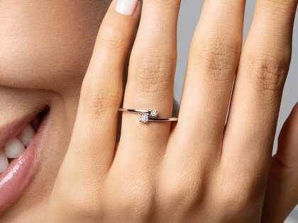 Bague de fiançailles You & Me Modern