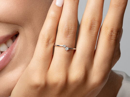 Bague de fiançailles You & Me Soft
