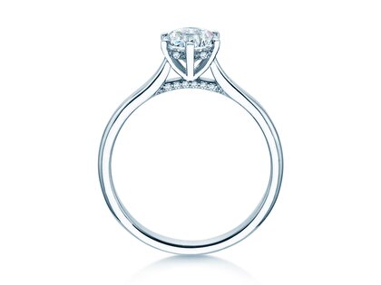 Bague de fiançailles Classic 6 Hidden Halo