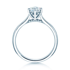 Bague de fiançailles Classic 6 Hidden Halo