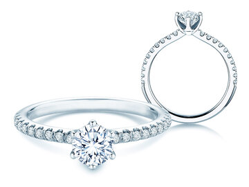 Bague de fiançailles Royal Pavé