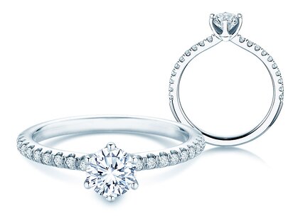 Bague de fiançailles Royal Pavé
