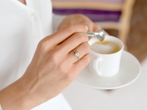 Bague de fiançailles Classic 4 en platine 950/- avec diamant de laboratoire 0,50ct E/VS