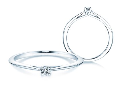Bague de fiançailles Delight dans or blanc