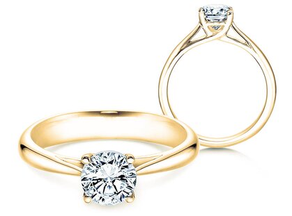 Bague de fiançailles Delight dans 14K or jaune avec diamant 1,00ct G/SI