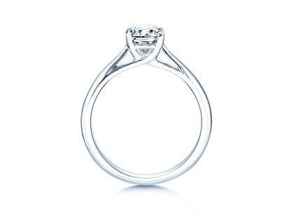 Bague de fiançailles Delight en 14K or blanc avec diamant 2,50ct G/SI