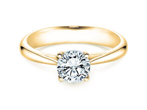 Bague de fiançailles Delight dans 14K or jaune avec diamant 1,00ct H/SI