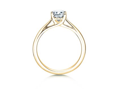 Bague de fiançailles Delight dans 14K or jaune avec diamant 1,00ct H/SI